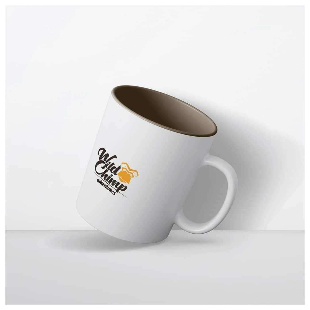 Branded coffee mug